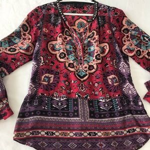 Hale Bob 100% silk blouse